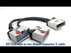 RP1226 14 pin 14 pin één man tot twee vrouwelijke splitter Y kabel