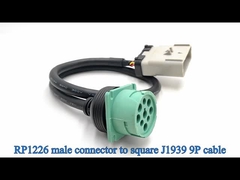 RP1226 14 Pin naar Groen Deutsch J1939 9Pin ELD kabel