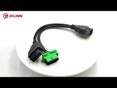 OBD II 2 OBD2 16 Pin J1962 Splitter Y kabel voor Peugeot Citroen auto's