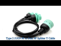 Deutsch 9 Pins J1939 Connector Mannelijk Vrouwelijk Split Y-kabel