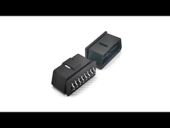 Aanpassen J1962 16 Pin 24V OBD 2 OBD2 OBDII Mannelijke connector met gebogen pinnen