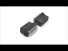16 pin OBD 2 OBD2 OBDII Vrouwelijke connector met rechthoekige pinnen naar de brede zijde gebogen