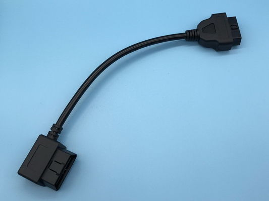De 16-speld J1962 van OBD2 OBDII Rechte hoekmannetje aan Vrouwelijke Uitbreiding om Kabel