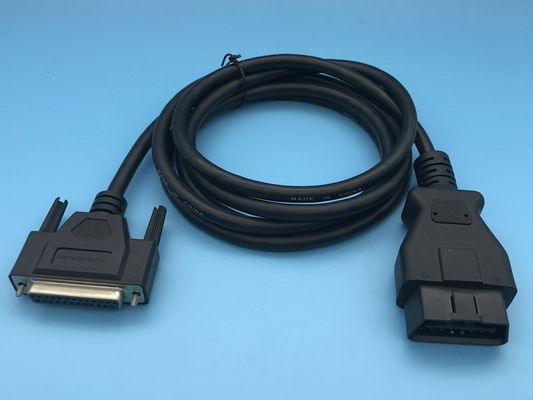 De Speldj1962 Mannetje van OBD2 OBDII 16 aan DB25 Pin Female Connector Cable