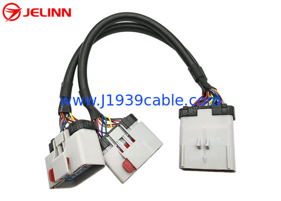 RP1226 14 pin 14 pin één man tot twee vrouwelijke splitter Y kabel