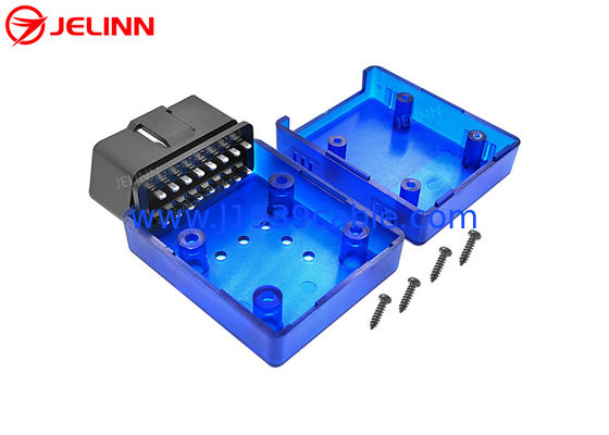 OBD 2 Behuizing Plastic Case OBD2 Shell met rechte pin connector