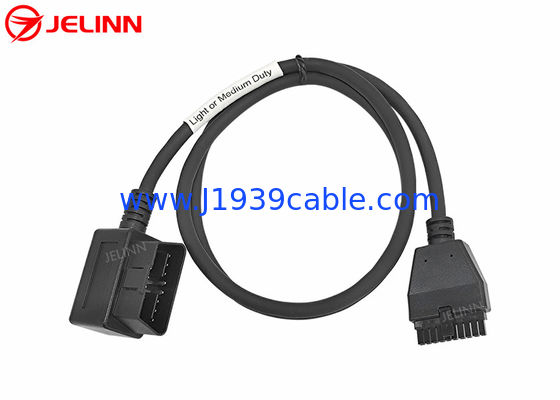 PT30 ELD-apparaatkabel OBD2 OBDII J1962 Kabel Elektronisch loggerend apparaat voor Volvo of Mack Trucks in Noord-Amerika